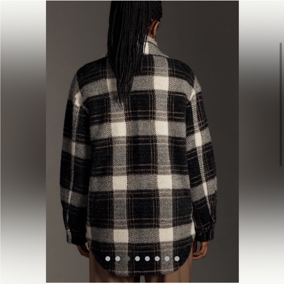 Anthropologie Greylin Eyelash Knit Shacket - Picture 4 of 5